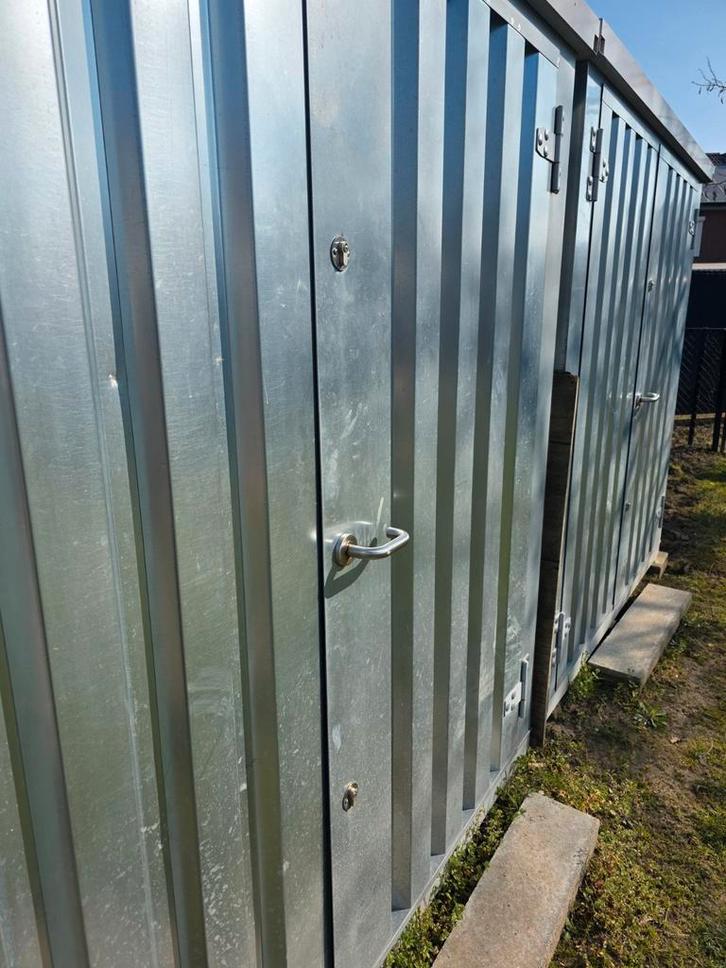 Demontabele containers, Tuin en Terras, Bergingen en Tuinkasten, Gebruikt, Containerberging, Metaal, Ophalen