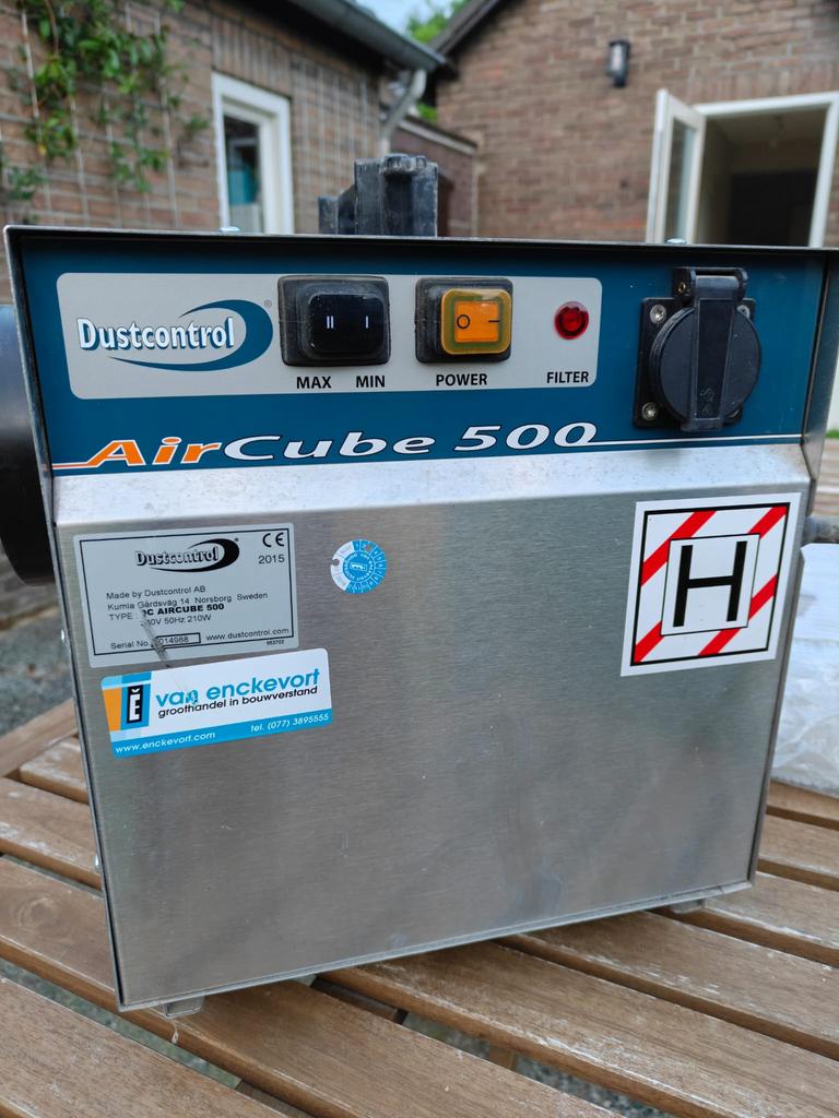 Dustcontrol Aircube 500, 100 liter of meer, Ophalen, Gebruikt
