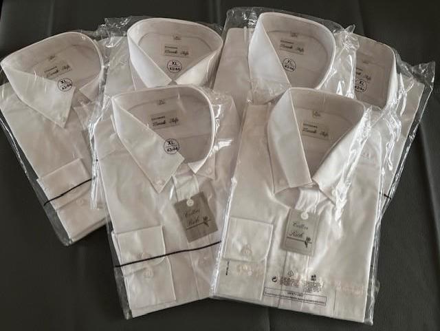 Overhemd 6 stuks merk zwarte tulp maat XL, Kleding | Heren, Overhemden, Zwarte tulip, Wit, Nieuw, Ophalen of Verzenden