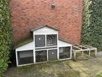 konijnenhok XL met extra ren, Dieren en Toebehoren, Knaagdieren en Konijnen | Hokken en Kooien, Ophalen, 110 cm of meer, Zo goed als nieuw