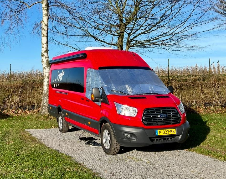 Complete Ford Transit Buscamper, kan 3 dgn zonder stroom, Chemisch toilet, Buscamper of Camperbus, Ford, Tot en met 2