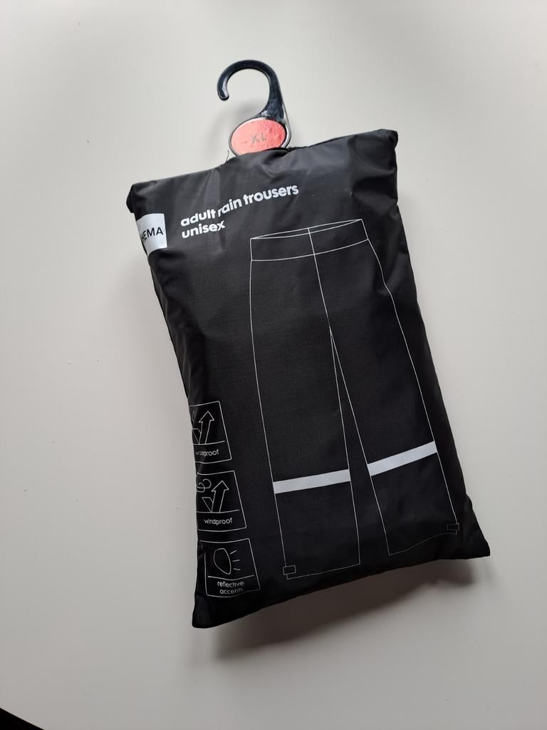 HEMA Regenbroek Unisex XL - Nieuw in verpakking, Zwart, Maat 46/48 (XL) of groter, Nieuw, Ophalen of Verzenden