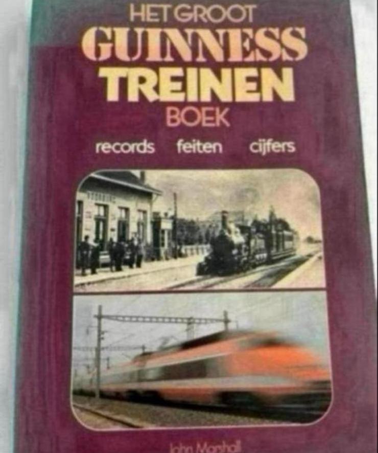 HET GROOT GUINNESS TREINEN BOEK - Records, Feiten, Cijfers, Boeken, Ophalen of Verzenden, Zo goed als nieuw, Trein