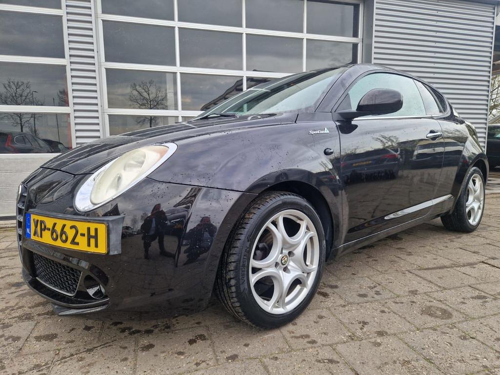 Alfa Romeo MiTo 1.4, Voorwielaandrijving, Stof, Gebruikt, Zwart