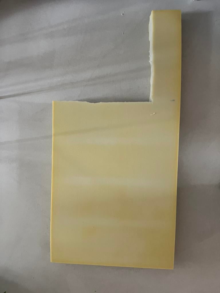 polyether schuimrubber 76x 58 cm, Ophalen, Zo goed als nieuw