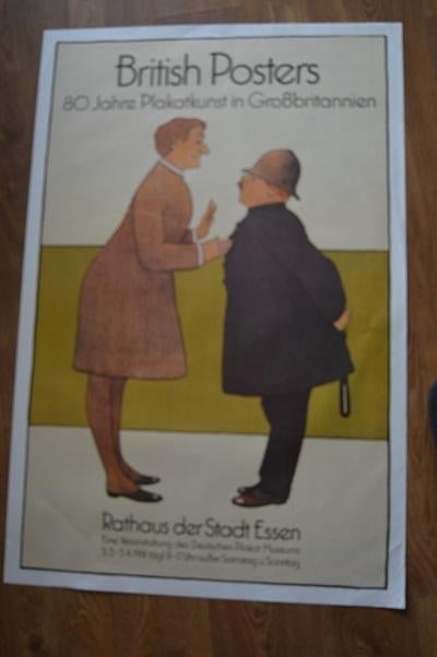 Affiche; 'British Posters', Ophalen, Zo goed als nieuw, A1 t/m A3, Reclame