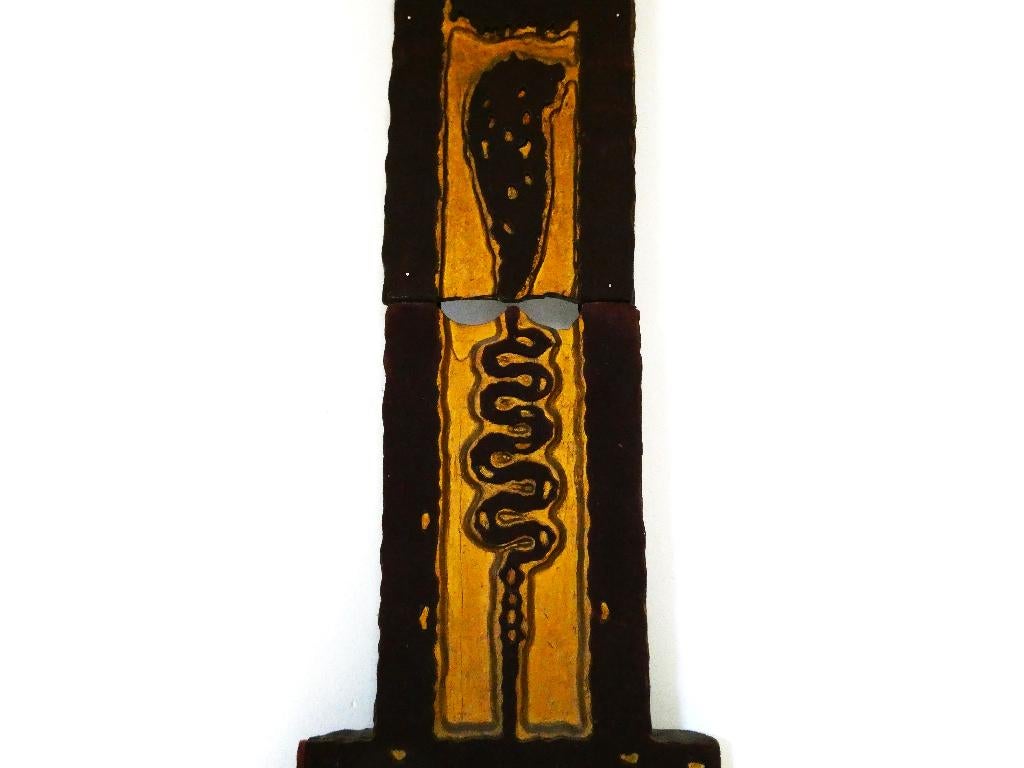 Krisplank Blawong kris keris houder Indonesië esculaap slang, Ophalen of Verzenden