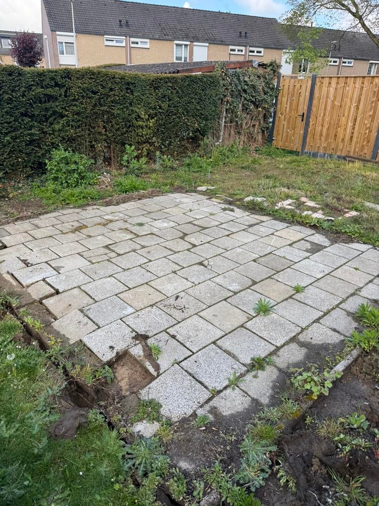 Gratis!! stoeptegels 30x30 cm ophalen, Tuin en Terras, Ophalen, Zo goed als nieuw