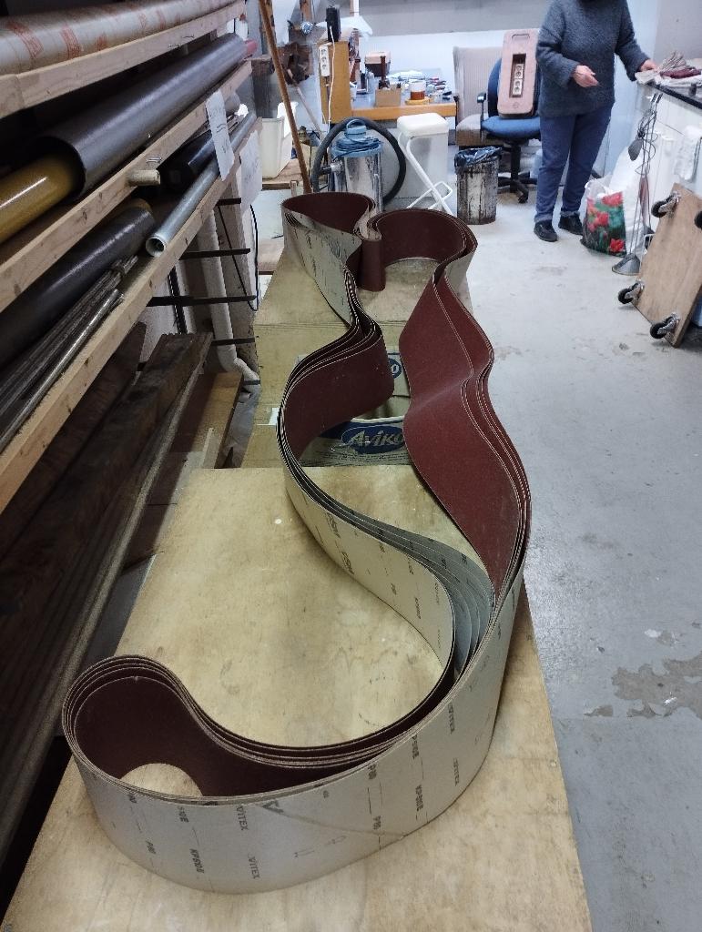 Schuurpapier bandschuurmachine, Ophalen, Zo goed als nieuw, Minder dan 600 watt, Bandschuurmachine