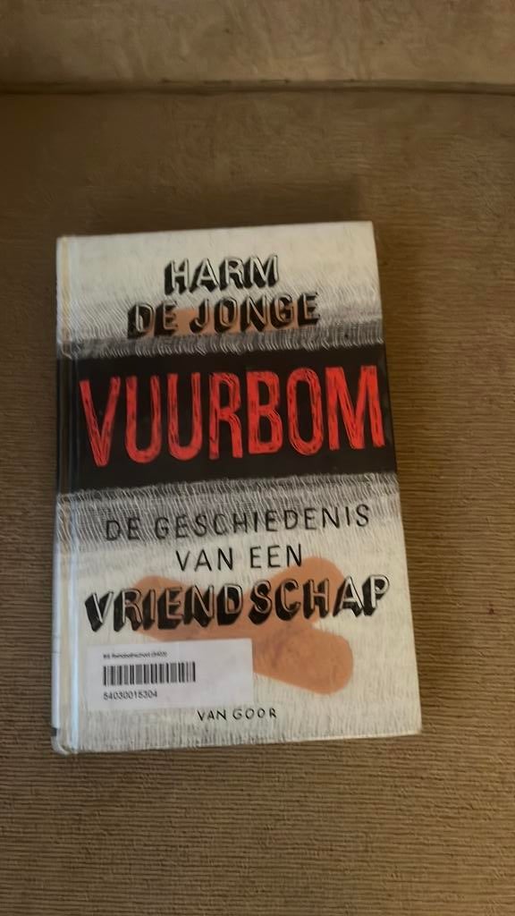 Vuurbom de geschiedenis van vriendschap boek, Ophalen of Verzenden, Zo goed als nieuw, Overige uitgevers, Nederlands