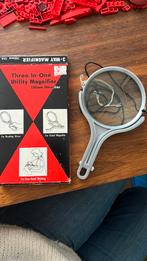 3-in-1 vergrootglas/ loep lezen, handwerken, puzzelen, Ophalen of Verzenden, Zo goed als nieuw, Vergrootglas of Loep