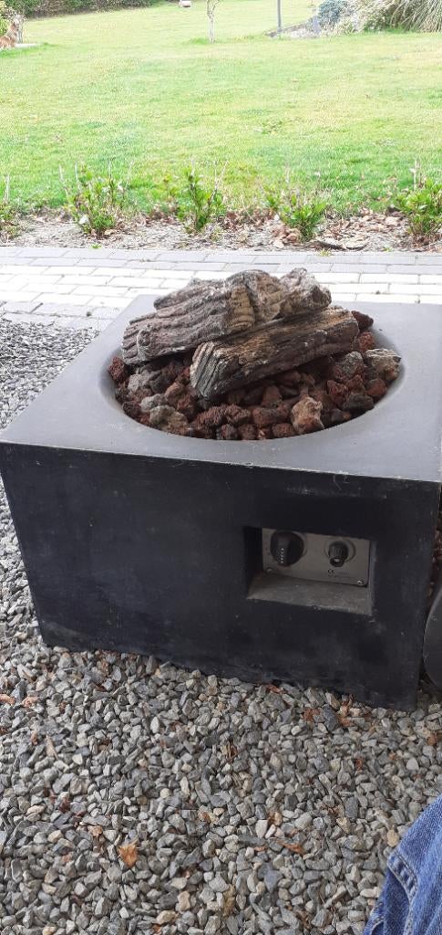 Gashaard, Ophalen, Gebruikt, Vrijstaande haard, Gashaard