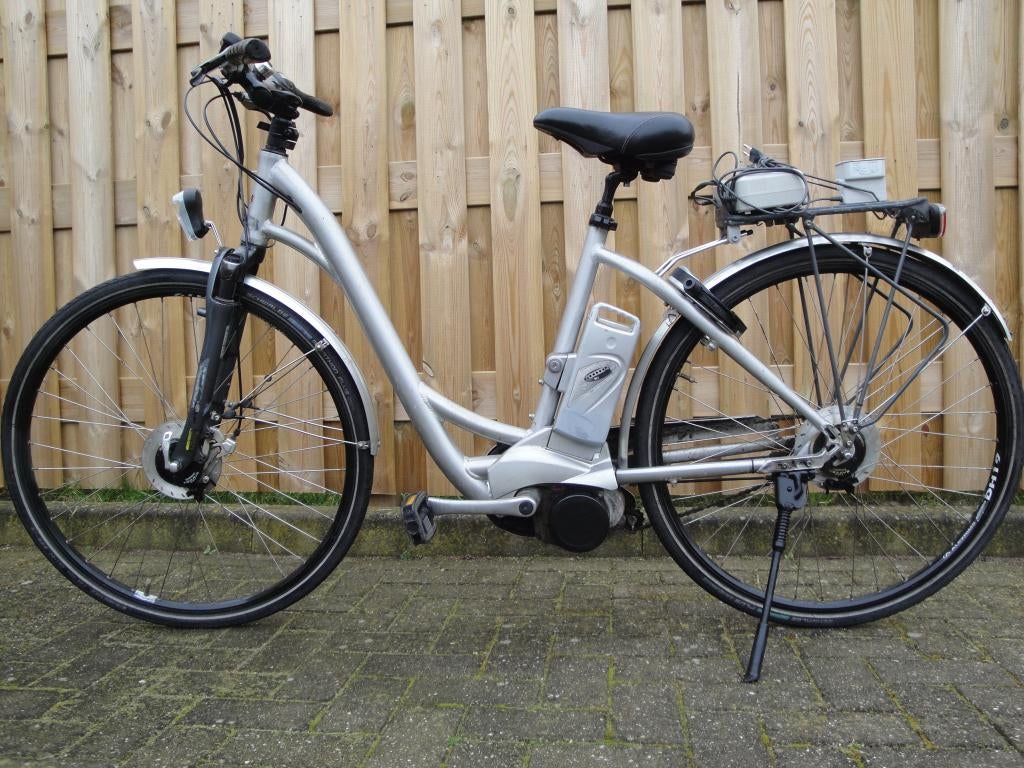 Flyer elektrische fiets, Fietsen en Brommers, Elektrische fietsen, Gebruikt, 47 tot 51 cm, 30 tot 50 km per accu, Ophalen