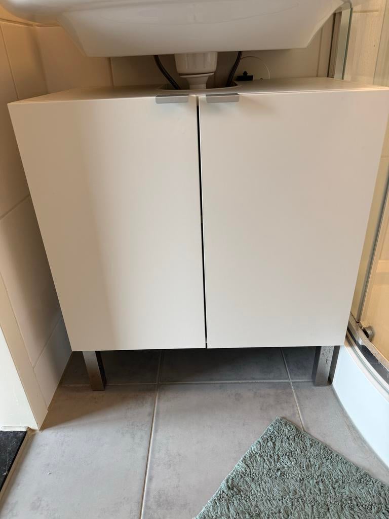 Wastafelonderkast/badmeubel wit IKEA, Huis en Inrichting, Badkamer | Badkamermeubels, Ophalen, Gebruikt, 50 tot 100 cm, Minder dan 100 cm