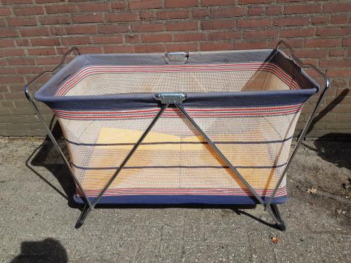 -	Campingbedje kinderen vintage jaren 70, Ophalen of Verzenden