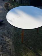 Vintage formica tafel rond 100cm, Ophalen