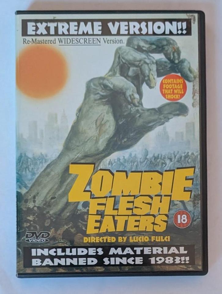 Zombi 2 (1979) - DVD - Horror - Zombie - Fulci - Gore, Cd's en Dvd's, Dvd's | Horror, Zo goed als nieuw, Vampiers of Zombies, Vanaf 16 jaar