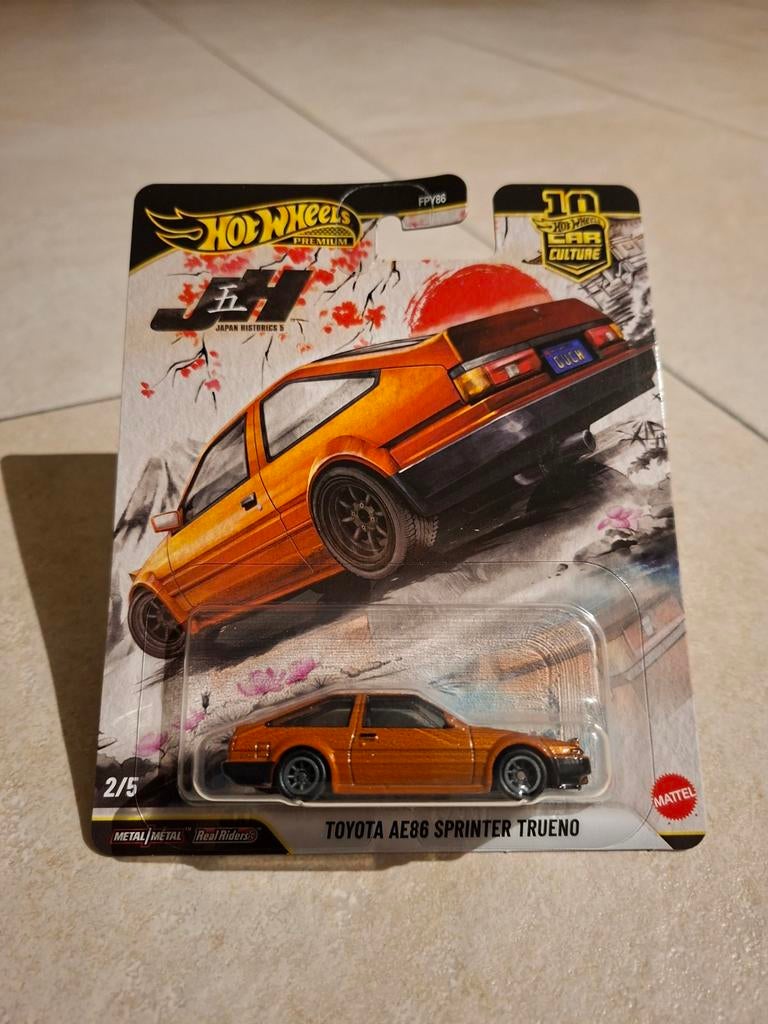 Hot Wheels Premium Toyota AE86 Sprinter Trueno, Ophalen of Verzenden, Nieuw, Auto