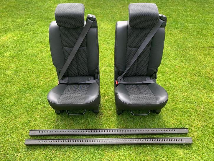 2 uitneembare Stoelen met gordel op losse rails., Auto-onderdelen, Interieur en Bekleding, Amerikaanse onderdelen, Citroën, Daihatsu