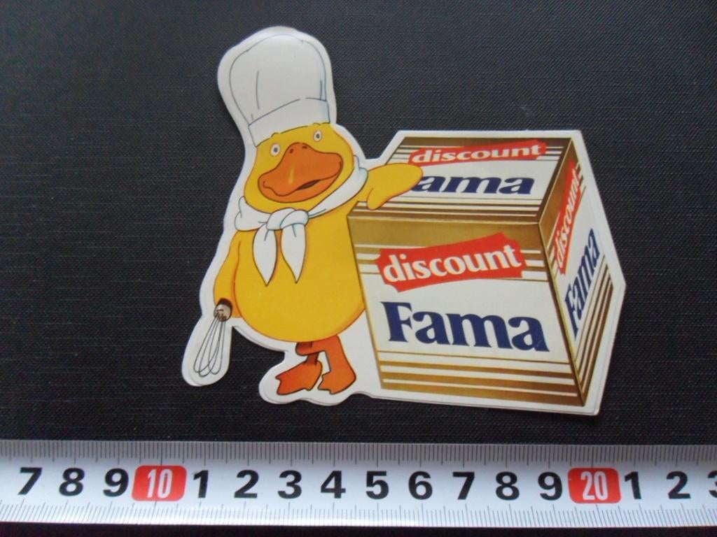 sticker dicount FAMA, Ophalen, Zo goed als nieuw