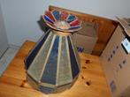 Mooie hanglamp met gekleurd glas, Ophalen, Gebruikt, Glas, Minder dan 50 cm