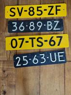 5 vintage kentekenplaten, Ophalen of Verzenden, Gebruikt, Auto's