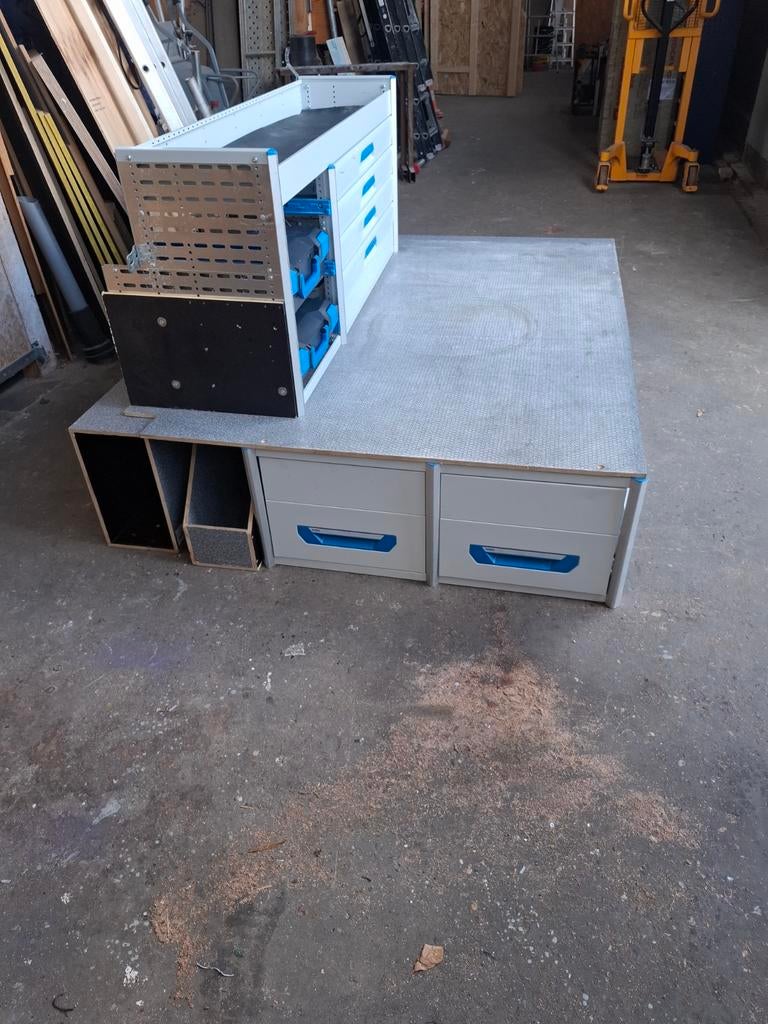 Sortimo bedrijfswageninrichting, Ophalen