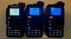 Portofooons 3 stuks 1x UV-K5 en 2x UV-5R Plus in doos, Ophalen of Verzenden, Gebruikt, 2 to 5 km, Portofoon of Walkie-talkie