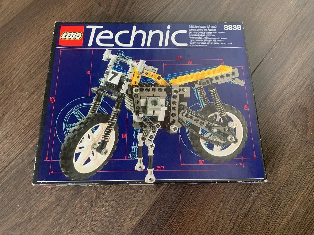 Lego Technic 8838 Motorfiets met Doos, Gebruikt, Ophalen of Verzenden, Technic, Complete set
