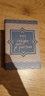 999 vragen aan je partner - In goede staat, Boeken, Ophalen of Verzenden, Zo goed als nieuw, Onbekend, Nederland