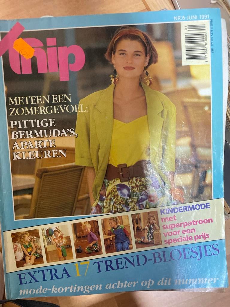 Knip nr. 6 juni 1991, Boeken, Ophalen of Verzenden, Gelezen, Damesbladen