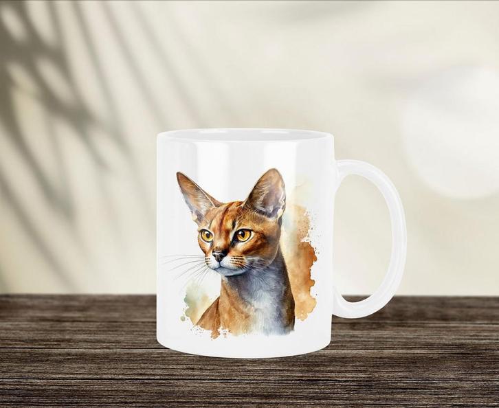 Abessijn mok, Huis en Inrichting, Keuken | Servies, Nieuw, Kop(pen) en/of Schotel(s), Overige stijlen, Verzenden