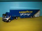 Goodyear - Racing  MERCEDES met oplegger  Herpa/Albedo, Ophalen of Verzenden, Zo goed als nieuw, Bus of Vrachtwagen, Herpa