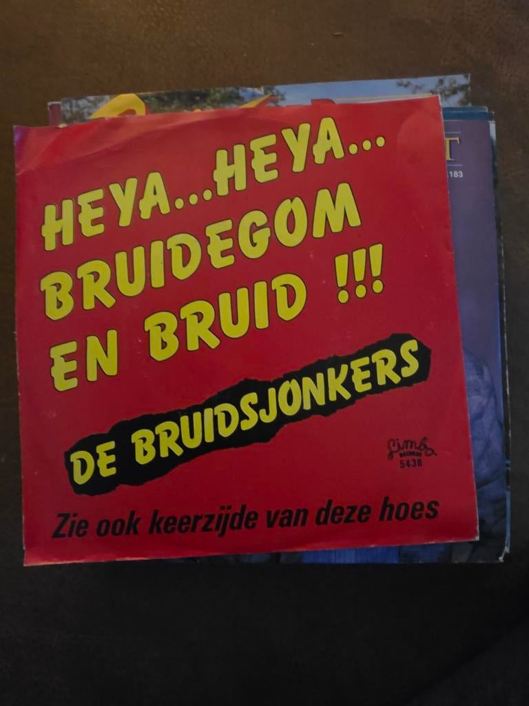 De Bruidsjonkers - Heya..Heya... Bruidegom en Bruid!!! Sin, Gebruikt, 7 inch, Ophalen of Verzenden, Nederlandstalig