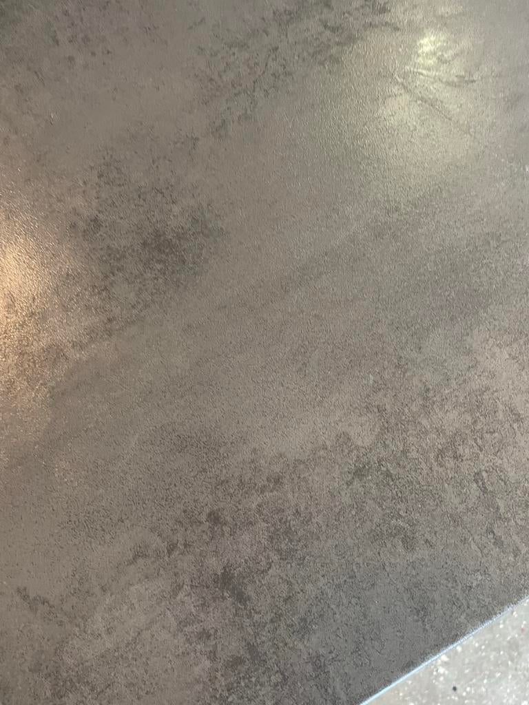 Massief houten keukenblad met grijs gemêleerd HPL, Ophalen, Overige typen, Nieuw, Hout