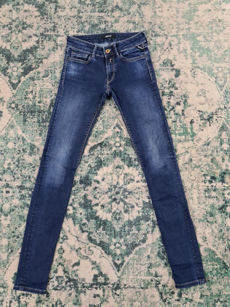 Replay skinny fit W25 L32 Dames Tulsi2532 Blauw, Blauw, Replay, Ophalen of Verzenden, Zo goed als nieuw