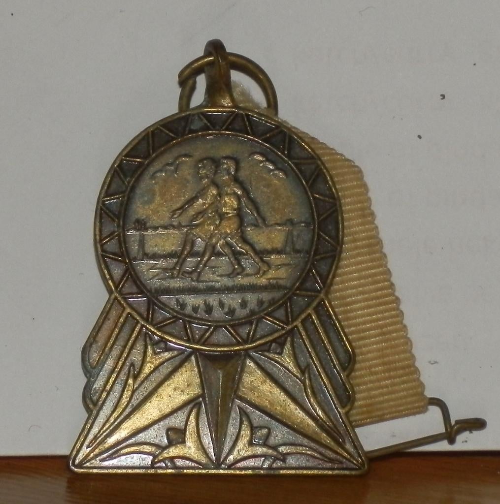 V 88 medaille kennedy tocht menaldum, Ophalen of Verzenden, Overige materialen