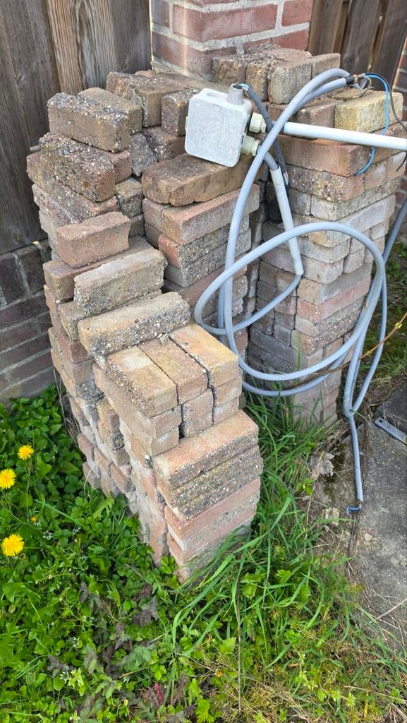 Klinkers 60m2, Tuin en Terras, Tegels en Klinkers, Ophalen, Gebruikt, Klinkers, 10 m² of meer