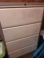 Metalen ladekast met 4 laden - ideaal voor opslag, Huis en Inrichting, Kasten | Ladekasten, Ophalen, Gebruikt, 100 tot 150 cm