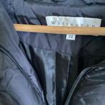 Korte winterjas met sjaalkraag - Witteveen - Maat 38, Ophalen of Verzenden, Gedragen, Maat 38/40 (M), Zwart
