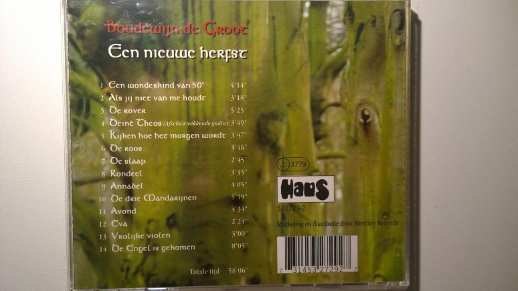 Boudewijn de Groot - Een Nieuwe Herfst, Ophalen of Verzenden, Zo goed als nieuw, Pop