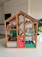 Hema Poppenhuis met Mini Poppen & Accessoires, Ophalen of Verzenden, Zo goed als nieuw, Poppenhuis