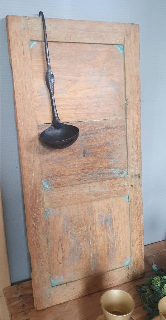 Luik hout, woondecoratie, Huis en Inrichting, Woonaccessoires | Overige, Ophalen, Zo goed als nieuw