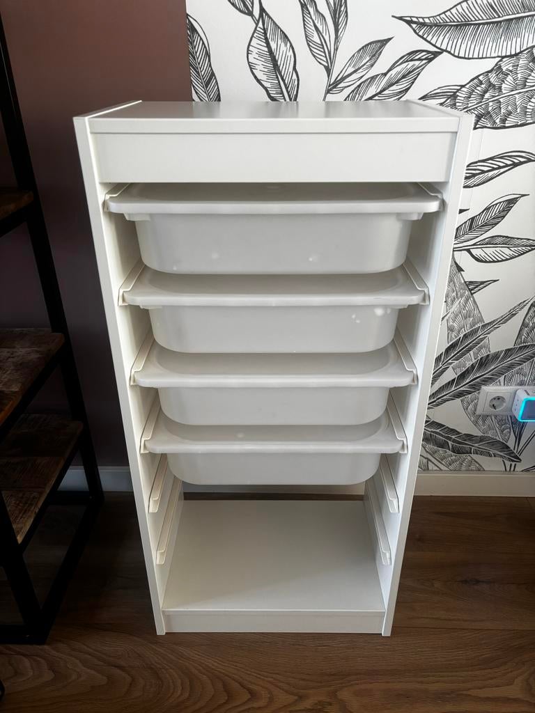 IKEA Trofast opbergkast met 4 bakken, Ophalen of Verzenden, Gebruikt
