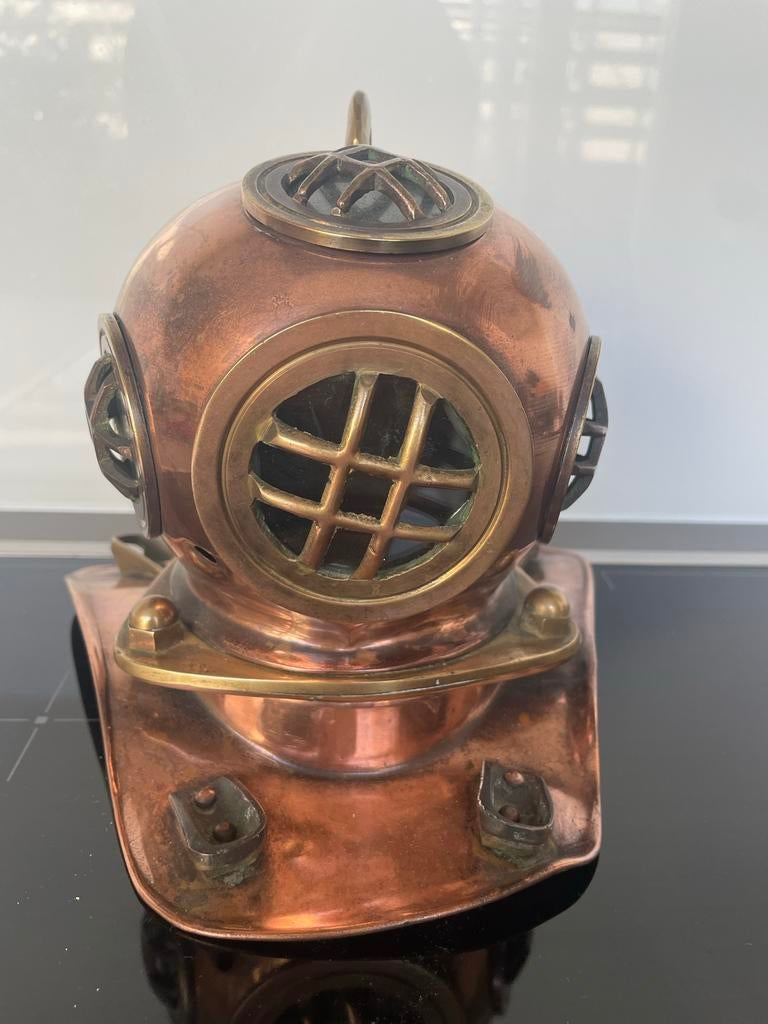 Miniatuur Koperen Duikhelm etalage materiaal, Ophalen of Verzenden