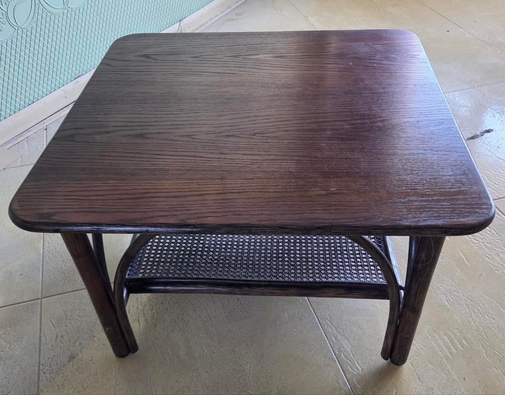 Manou salontafel 80 x 80 cm, Huis en Inrichting, Tafels | Salontafels, Ophalen, 50 tot 100 cm, Vierkant, 50 tot 100 cm