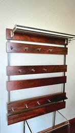 Wandkapstok (Pastoe?) en aluminium haken, Gebruikt, Minder dan 100 cm, Hout, Ophalen