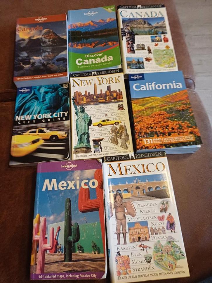 +70 reisgidsen Capitool en Lonely planet, Boeken, Reisgidsen, Zo goed als nieuw, Reisgids of -boek, Noord-Amerika, Lonely Planet