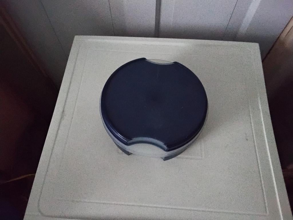 Tupperware koektrommel, Ophalen of Verzenden, Gebruikt, Blauw