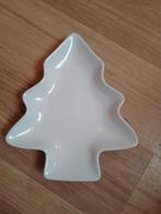 Kerstboom bonbonschaaltje - Wit keramiek, Porselein of Keramiek, Schaal, Ophalen of Verzenden, Zo goed als nieuw